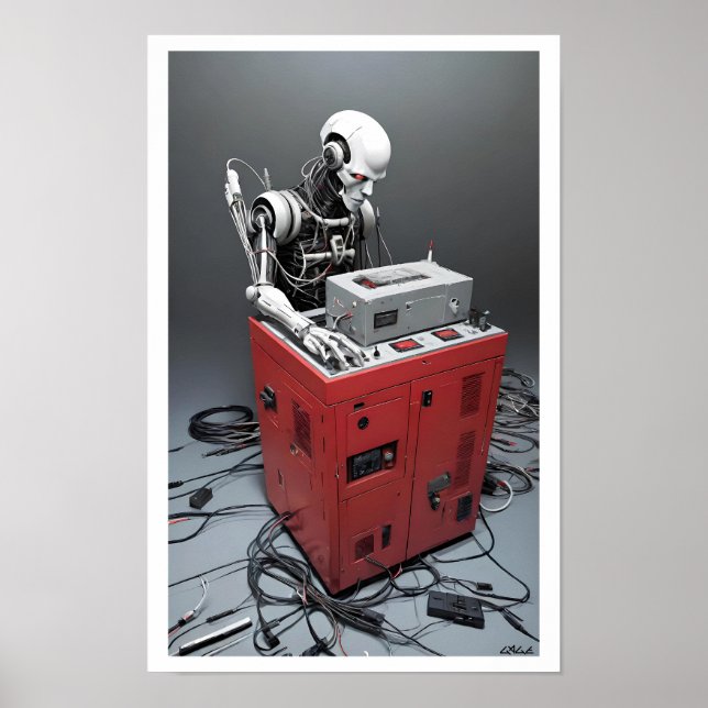 Enigma Machine Overload Poster (Front)