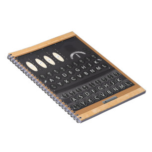 Enigma Machine Spiral Notebook