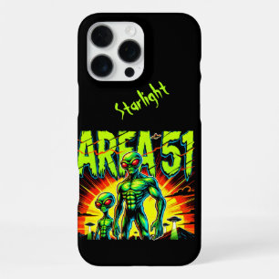Enigmatic Aliens Appear Near Area 51 iPhone 16 Pro Max Case