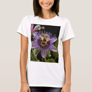 Enigmatic Beauty: the Purple Passion Flower T-Shirt