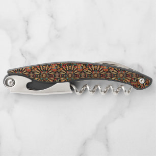 Enigmatic Black "Aztec Dream" Corkscrew