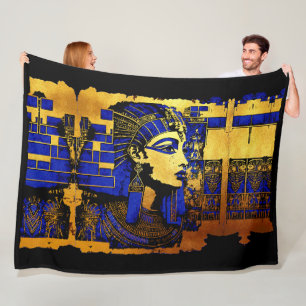 Enigmatic Egyptian Pharaonic Manuscripts Fleece Blanket
