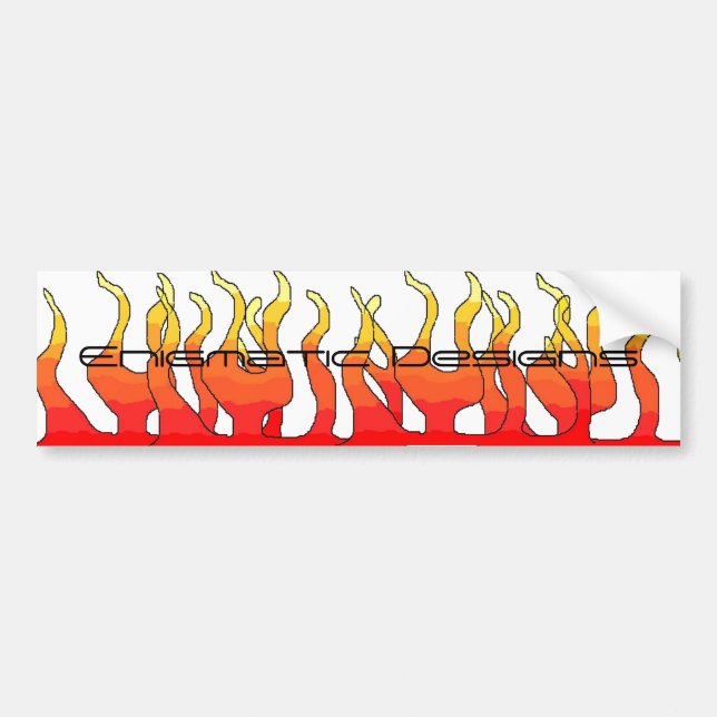 Enigmatic Sticker flames (Front)