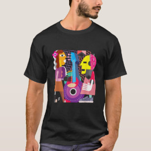 Enjoy Abstract Arts Like Picaso Art Way Graphic Co T-Shirt