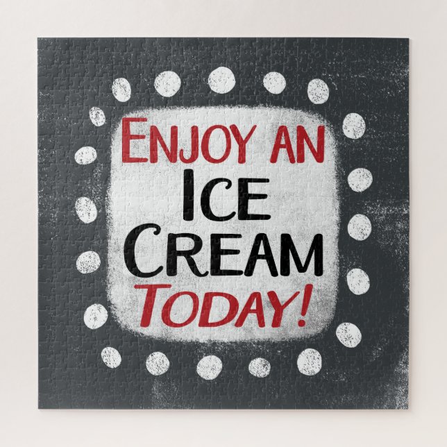 Enjoy An Ice Cream Today Jigsaw Puzzle (Vertical)