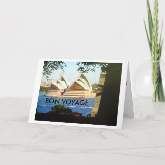 "ENJOY, BON VOYAGE, MAKE MEMORIES" CARD