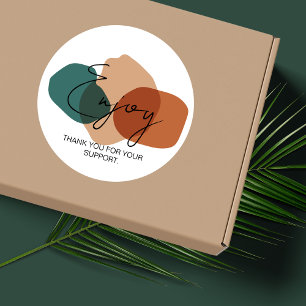 Enjoy Business Packaging Sticker