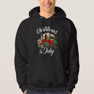 Enjoy Christmas In July Hippie Rv Camping Camping Hoodie