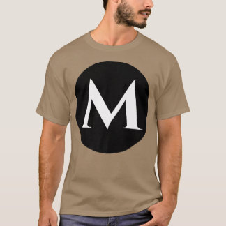 Enjoy Cool M Alphabet Cute Initial Monogram Letter T-Shirt