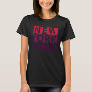 Enjoy Cool New York City Illustration Fashion Grap T-Shirt