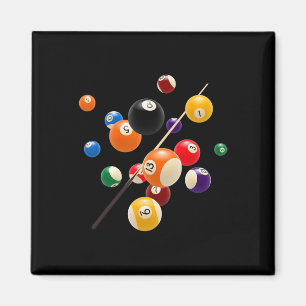 Enjoy Cool Pool Billiards Game Novelty Graphic Des Magnet