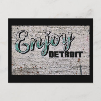 Enjoy Detroit Postcard