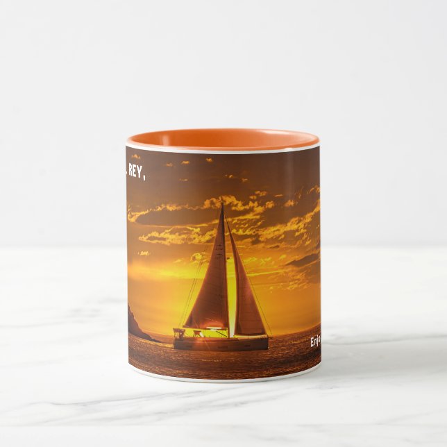 Enjoy Every Sunset - MARINA DEL REY, CA Mug (Center)