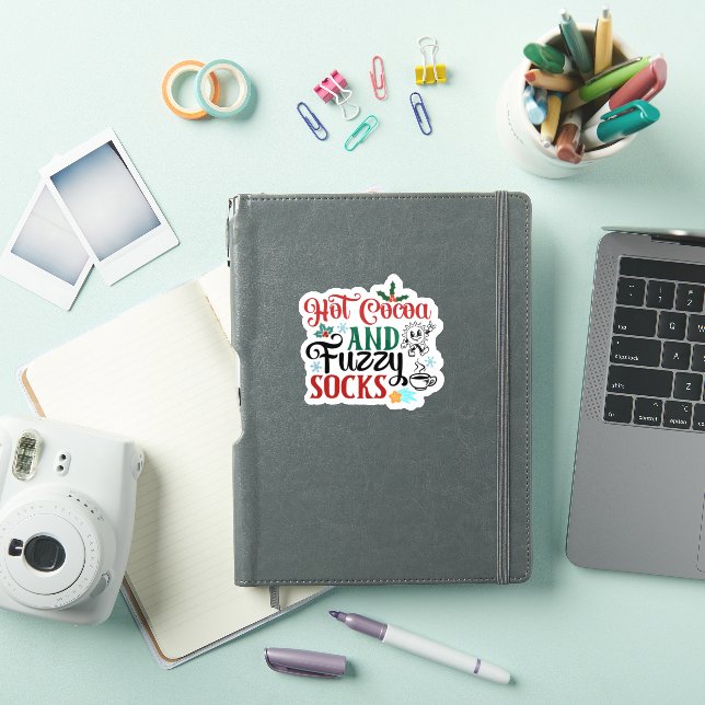 Enjoy Hot Cocoa and Fuzzy Socks! (iPad Cover)