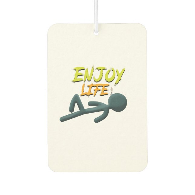 Enjoy Life Car Air Freshener (Front)