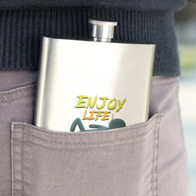 Enjoy Life Hip Flask (In Situ)