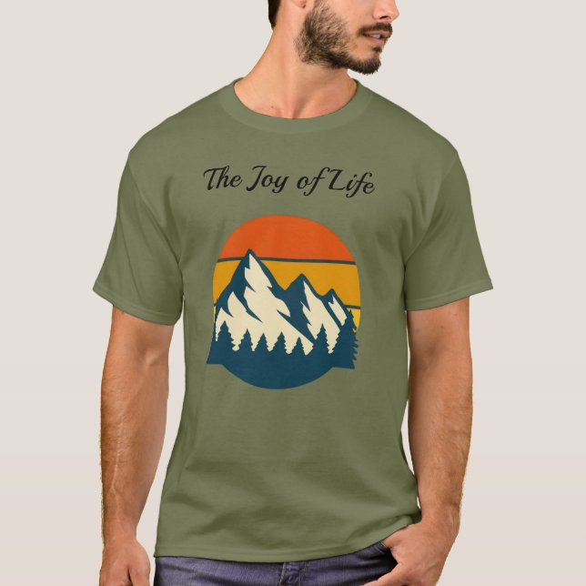 Enjoy Life in Calm Nature T-Shirt (Front)