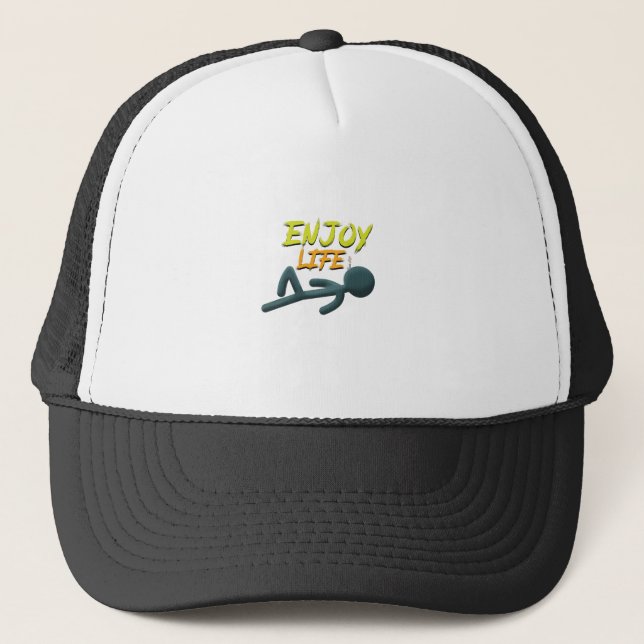 Enjoy Life Trucker Hat (Front)