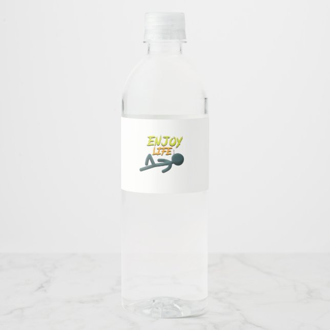 Enjoy Life Water Bottle Label (Front)