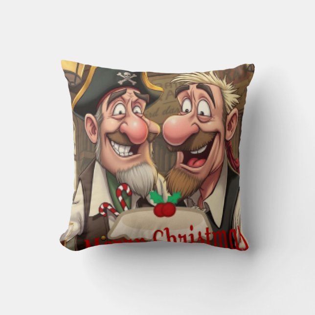 Enjoy merry christmas  cushion (Front)