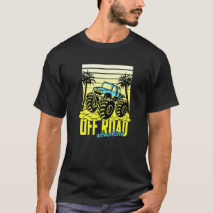 Enjoy Monsters Off Road Cars Graphic Cool Designs T-Shirt