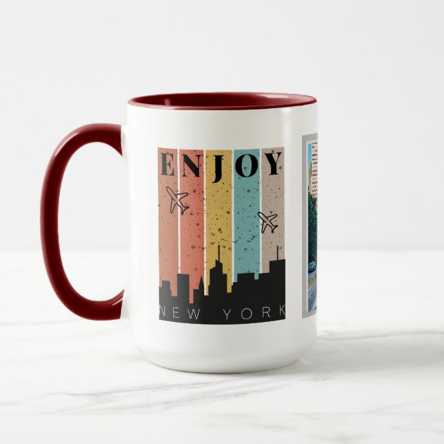 Enjoy New York |  Travelling Photo Mug (Left)