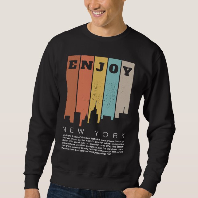 Enjoy New York Vintage Sweatshirt (Front)