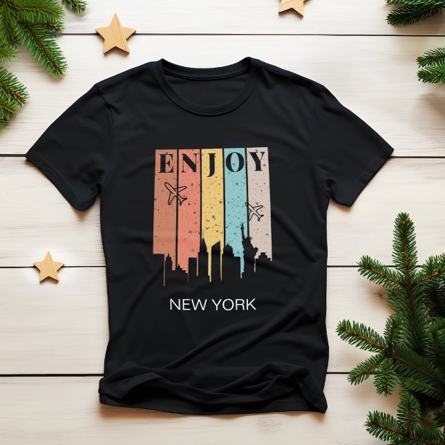 ENJOY NEWYORK, buildings, planes | Travelling  T-Shirt (Creator Uploaded)