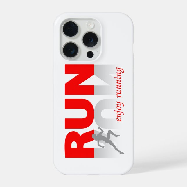 Enjoy running iPhone case (Back)