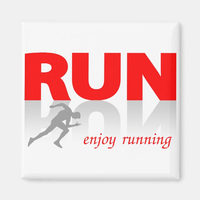 Enjoy running magnet (Front)