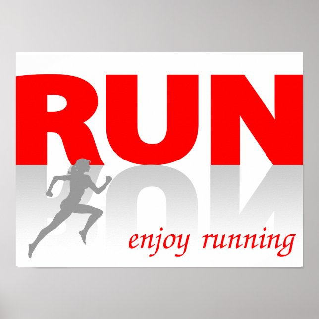 enjoy running poster (Front)