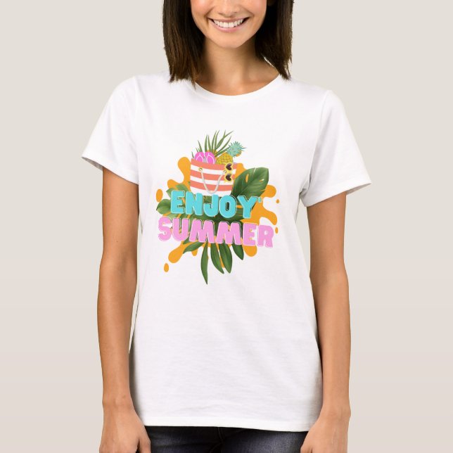 enjoy summer T-Shirt (Front)