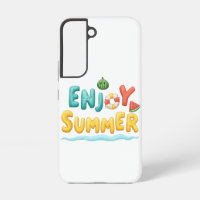 Enjoy Summer Text Illustration