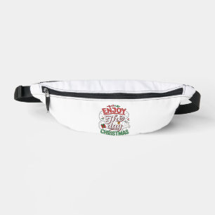 Enjoy The Day Christmas Reindeer Gift Bum Bags