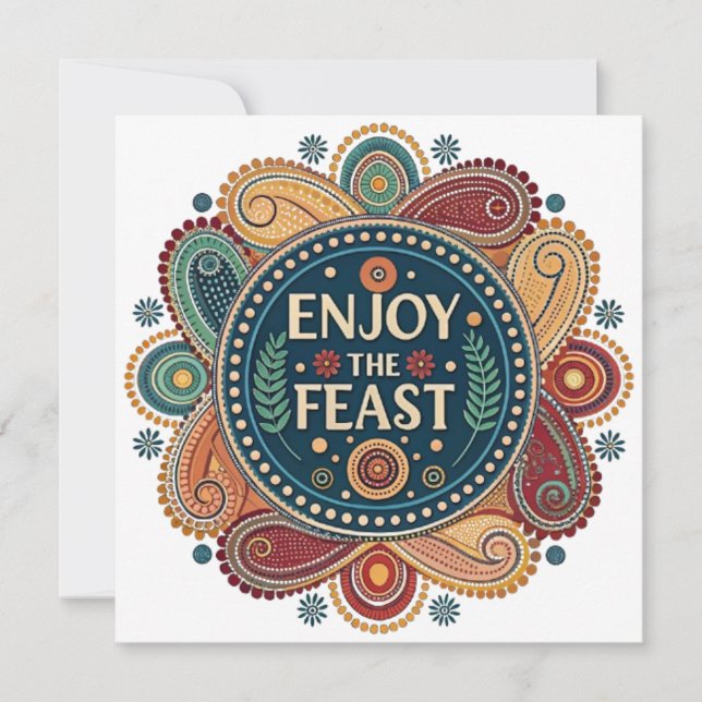 ENJOY THE FEAST CARD (Front)