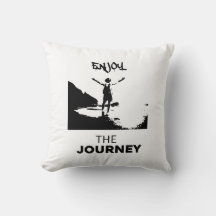 Enjoy The Journey Throw Pillow