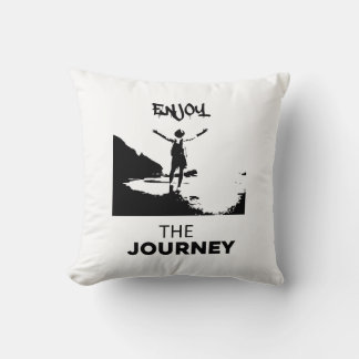 Enjoy The Journey Throw Pillow