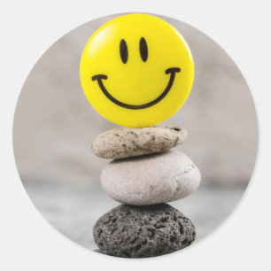 Enjoy the life! classic round sticker