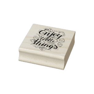 Enjoy The Little Things 1 Rubber Stamp