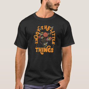 Enjoy The Little Things Bees Wildflowers Womens Su T-Shirt