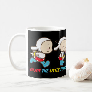 ENJOY THE LITTLE THINGS cute funny motivational Coffee Mug