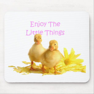 Enjoy The Little Things, Ducklings Mouse Pad