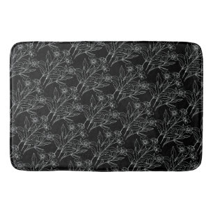 Enjoy the Little Things flowers Bath Mat
