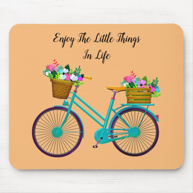 Enjoy the little things in life mouse pad (Front)