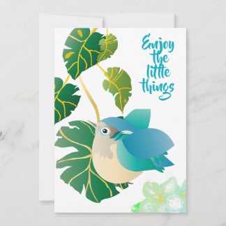 Enjoy the little things invitation