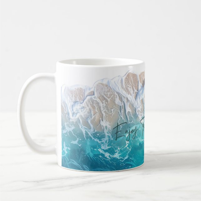 Enjoy the Little Things Ocean Mug (Left)