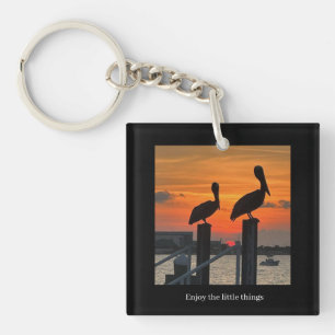 Enjoy the little things on a button key ring