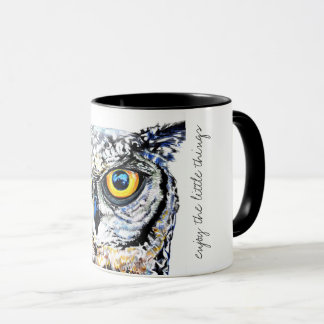 Enjoy the little things owl mug