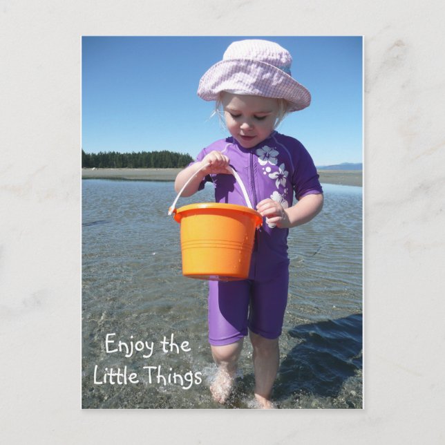 Enjoy the Little Things Postcard (Front)