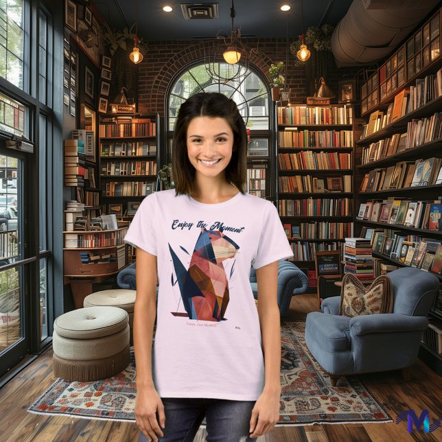 Enjoy the Moment - Abstract Cubist Capybara T-Shirt (Creator Uploaded)